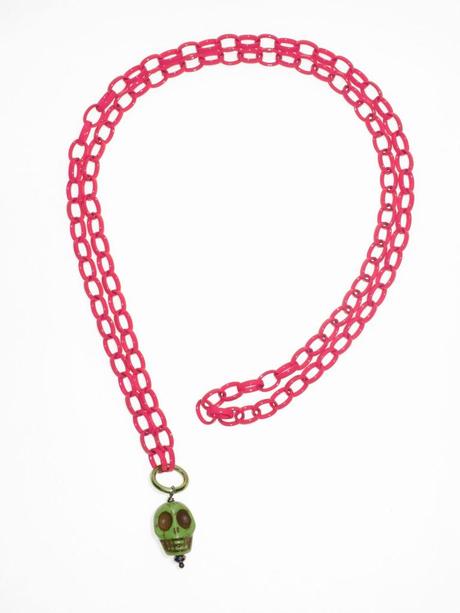 STELLINA FABBRI. SKULL CHAINS fluo per la ss 2012