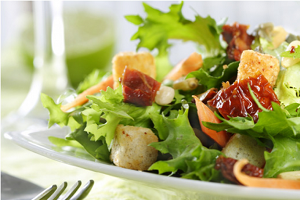 Caesar salad vegetariana
