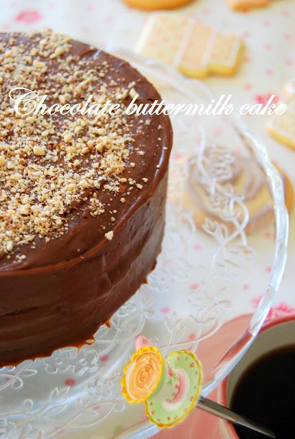 Chocolate buttermilk cake