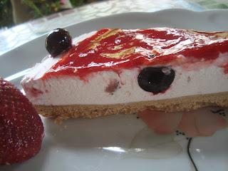 Cheesecake con Amarene Fabbri.