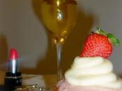 Fragole Champagne Glossy Cupcakes