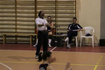 la partita di pallavolo