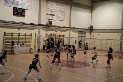 la partita di pallavolo