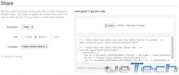 Google+ presenta il suo pulsante per la condivisione