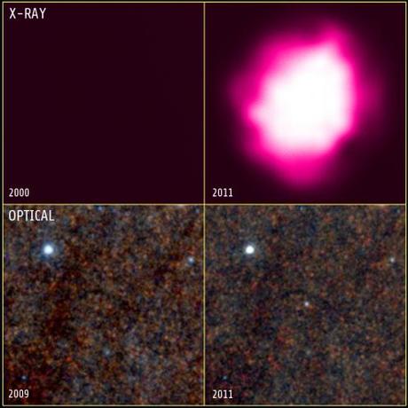 Outburst di un buco nero da M83