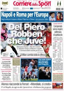 Ecco le prime pagine della Gazzetta – Tuttosport – Corriere dello Sport