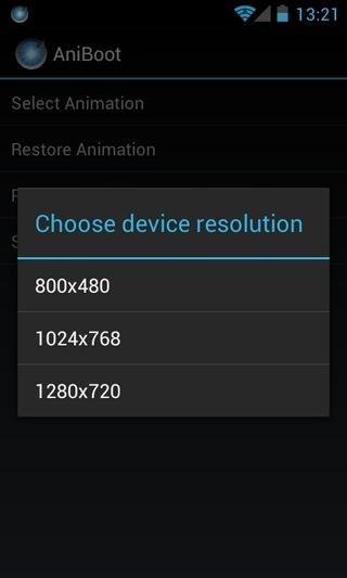 AniBoot Android Resolution AniBoot, ottimo programma per cambiare animazione davvio su smartphone Android