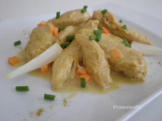 Pepite di pollo al curry