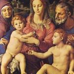 bronzino sacra famiglia con sant anna e san giovannino