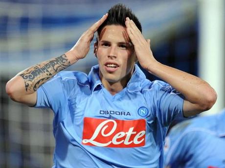 VIDEO- Napoli-Palermo: Che gol di Hamsik, assist di Pandev!