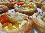 Crostatine salate alle verdure