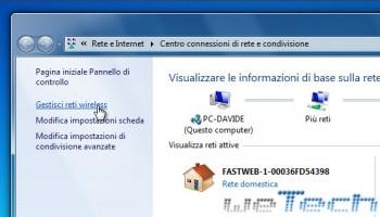 Come effettuare il backup di una connessione wireless con la relativa password in Windows