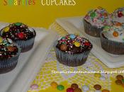 Smarties cupcake