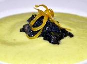 Crema zucchette trombette seppie nero limone candito