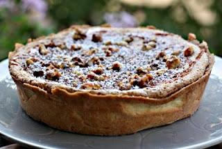 Crostata di noci caramellate