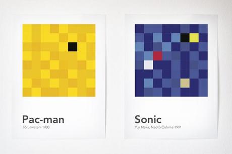 Scrambled videogame characters