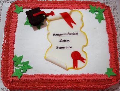 Torta per Laurea