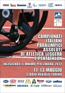 11-13 maggio Campionati Italiani Paralimpici Assoluti di Atletica Leggera