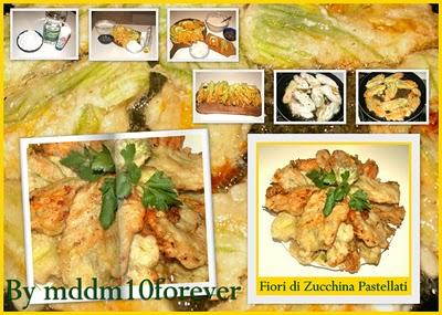 FIORI DI ZUCCHINA PASTELLATI (di Marina)