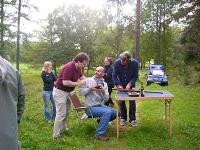 Il ritiro della squadra