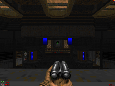 ZDoom, incarnazione open source di Doom, in una versione decisamente riveduta e corretta del gioco originario.