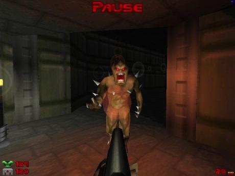 ZDoom, incarnazione open source di Doom, in una versione decisamente riveduta e corretta del gioco originario.