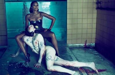 Naomi Campbell su Interview di ottobre 2010