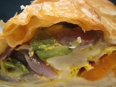 Uno strudel salato e .....lungo come un tir preparato con un RATAOUILLE CONGELATO