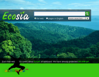 Ecosia, il motore di ricerca ecologico.