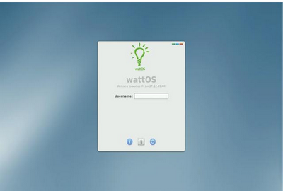 WattOS, distribuzione basata su Linux Ubuntu, ultraleggera,  utilizzabile per sistemi a basso consumo.