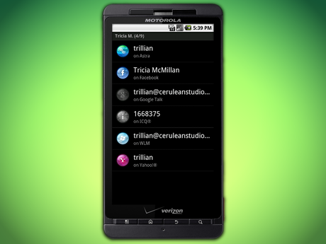 Trillian for Android features support for most major IM and social networks!