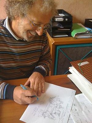 Un incontro poco banale con Rach. Finazzi (Lino per gli amici):  architetto, disegnatore, scrittore, fumettista, pubblicista, insomma… un genio!