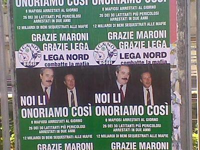 La propaganda vergognosa della Lega con l’immagine di Falcone e Borsellino