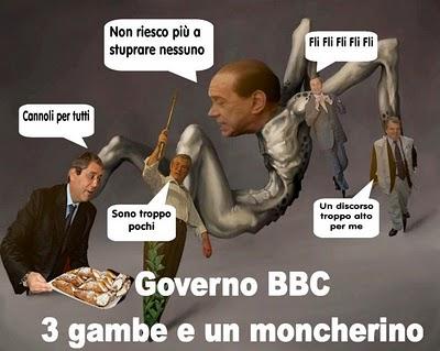 Varato il nuovo governo BBC:  5 punti ribolliti, 3 gambe e un moncherino