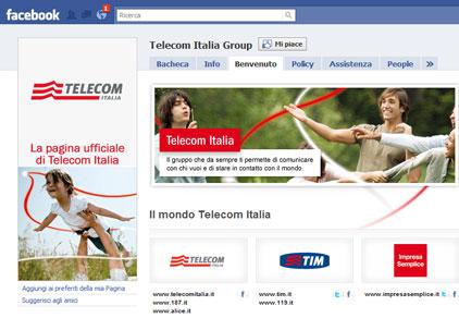 Telecom Italia da oggi assiste i clienti anche con Facebook e Twitter