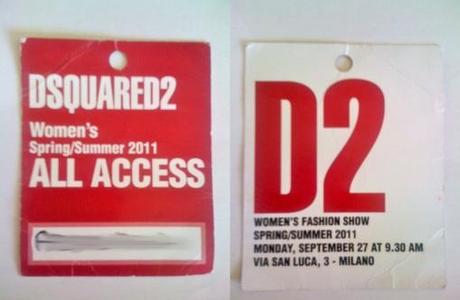 Milano Moda Donna P/E 2011: Dsquared2