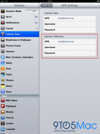 iPad ed iOS 4.2: Tethering in arrivo?