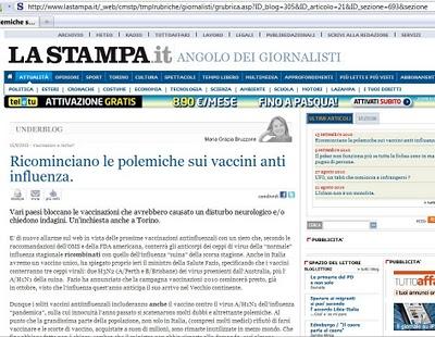 Ricominciano le polemiche sul vaccino anti influenza