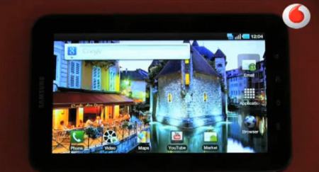 Galaxy Tab: anteprima da Vodafone