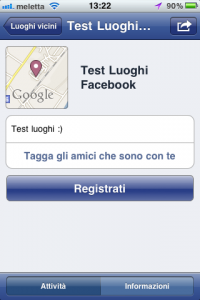Facebook Luoghi sbarca in Italia.