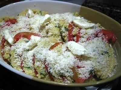 Gnocchi alla romana di miglio, pomodoro e rucola