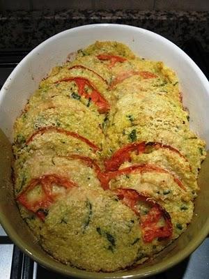 Gnocchi alla romana di miglio, pomodoro e rucola