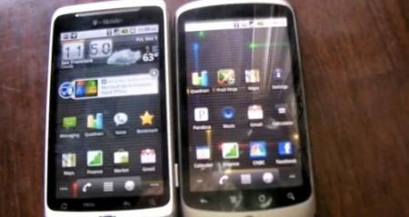 Video: HTC Desire Z vs. Nexus One