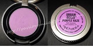 Urban Decay Matte Eyeshadow: Purple Haze & Heist