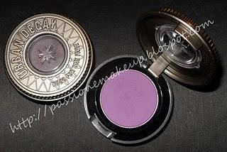 Urban Decay Matte Eyeshadow: Purple Haze & Heist