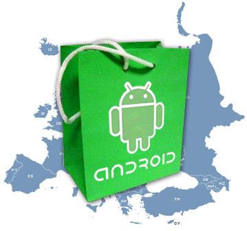 Android Market: da oggi prezzi in Euro