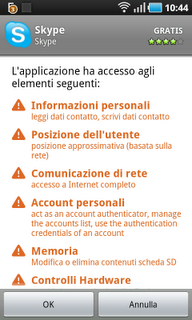 Disponibile Skyper per Android