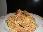 Spaghetti Melanzane Pane Fritto