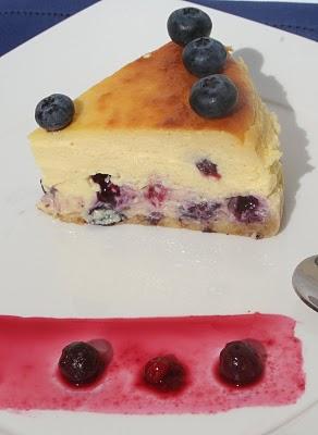 Blueberry cheesecake...