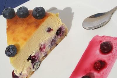 Blueberry cheesecake...
